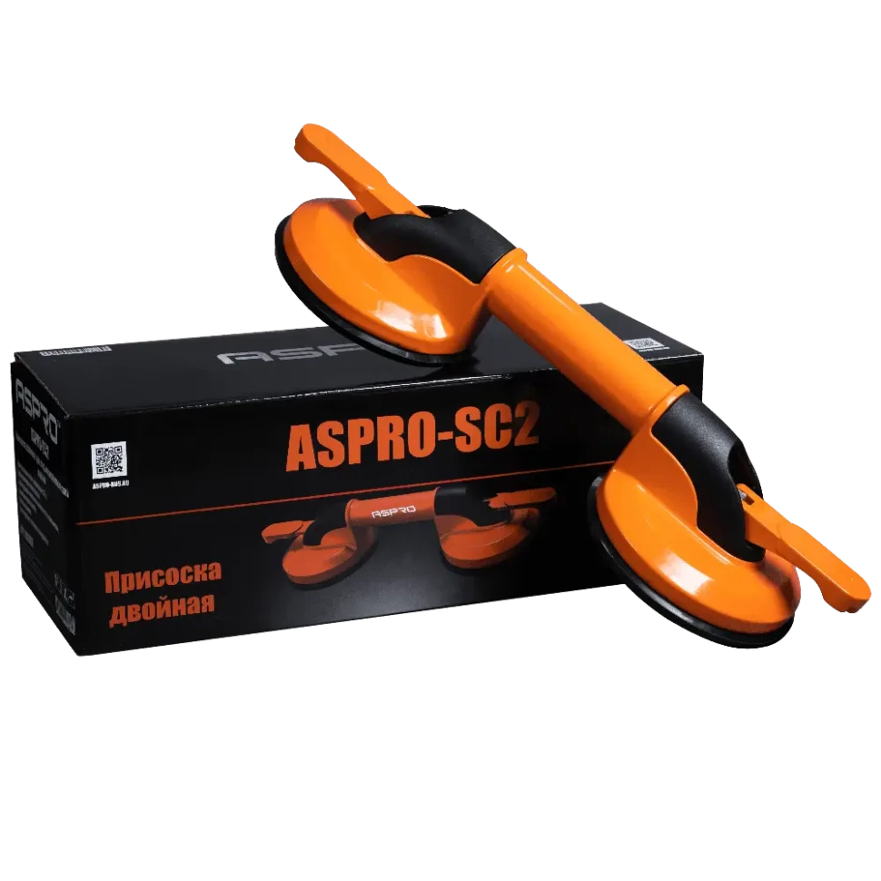 ASPRO-СС2 (SC2) двойная вакуумная присоска (стеклодомкрат) для плитки